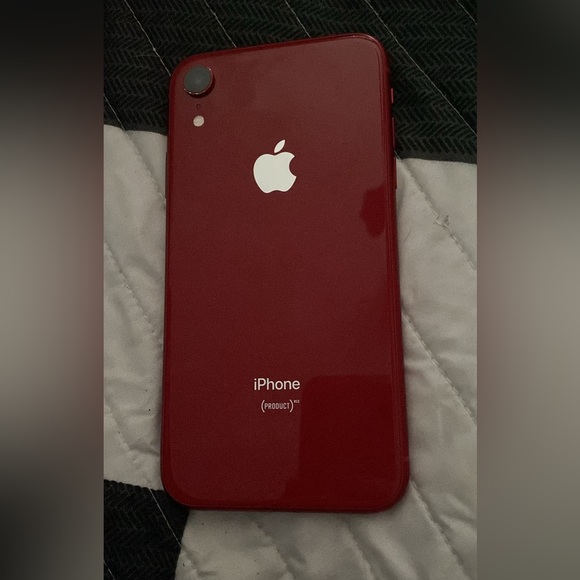 Red IPhone XR.